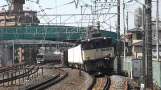 【EF64最終日】73レ(鹿島貨物) EF64‐1019号機牽引 西船橋~船橋撮影