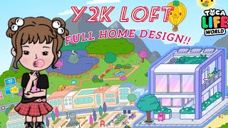 Y2K LOFT Full Home Design🏡/Toca Life World 🌎/Toca Boca/chicbettypie
