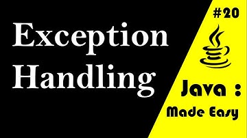 Exception Handling in Java