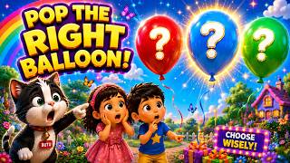 🎈 Pop the Right Balloon! 😱 Which Balloon Has the Candy? | ButuVerse screenshot 4