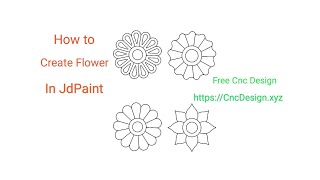 Jdpaint - How to Create  Flower  In one Click