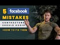 5 Facebook Ad Mistakes Contractors Should Avoid w/ Ben Levesque
