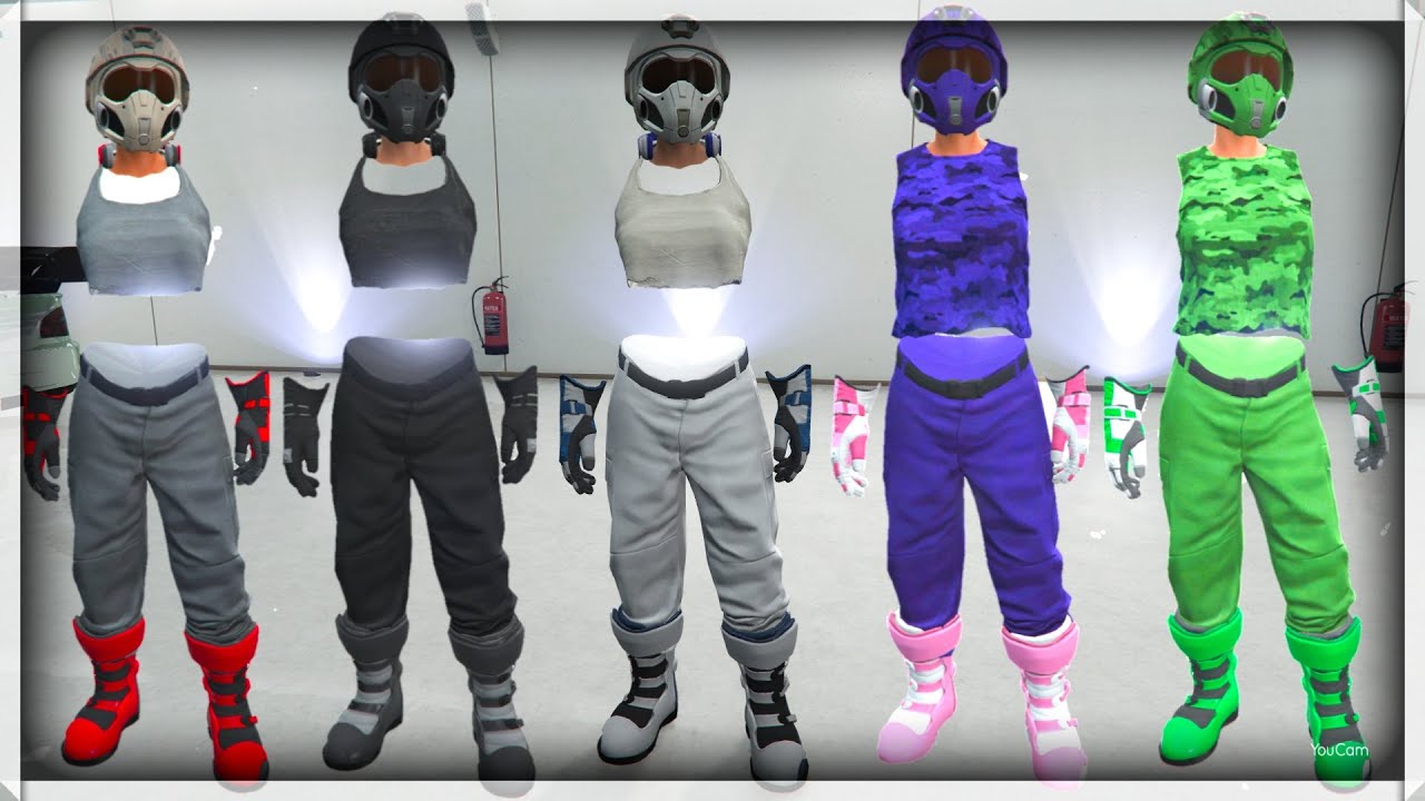 GTA 5 - Top 5 MODDED OUTFITS COMPONENTS (Best FEMALE MODDED SOLO TRANSFER MERGE GLITCH Outfits) 1.51