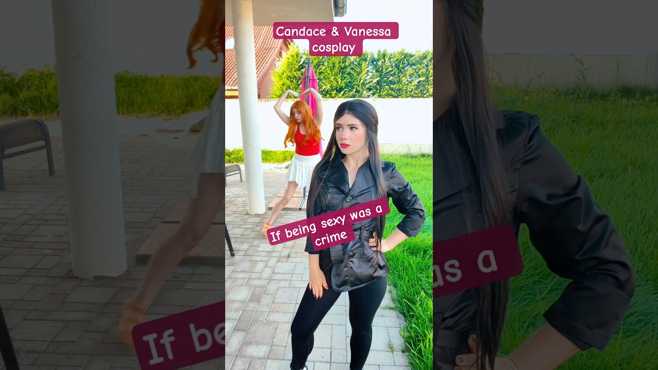 If being sexy was a crime | Candace & Vanessa @nikkihatsunecosplay #cosplay #shorts
