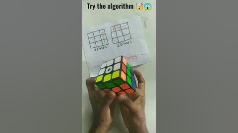 (p-5) Try the algorithm 🤯😱 || 100% work 👍 || #shorts #viral #cube #algorithm  #japan #rubikscube