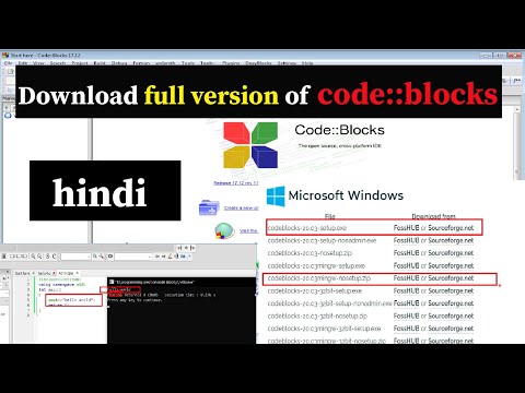 how to install code blocks for windows 10 in hindi