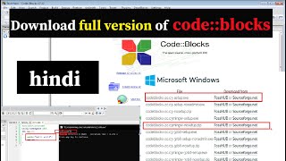 how to install code blocks for windows 10 in hindi