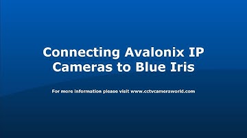 How to use Avalonix IP Security Cameras with Blue Iris