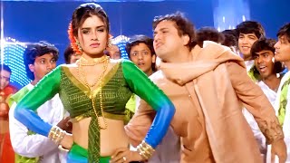 Ladka Deewana Lage (((Jhankar))) Dulhe Raja 1998 | Govinda, Raveena Tandon | Udit Narayan, Anuradha