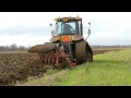 Challenger tractor ploughing in Lincolnshire