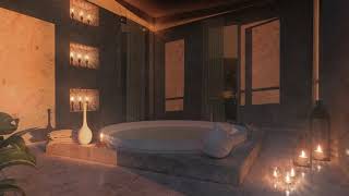 아늑한 목욕탕 소리 보글보글 | 온천 asmr | 욕조소리 | 8시간 물소리