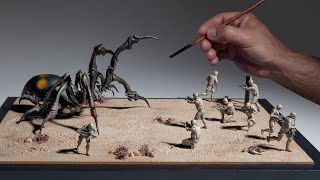 HALLOWEEN SPECIAL: Attack Of The Mutant Spider Diorama | RESIN PRINT