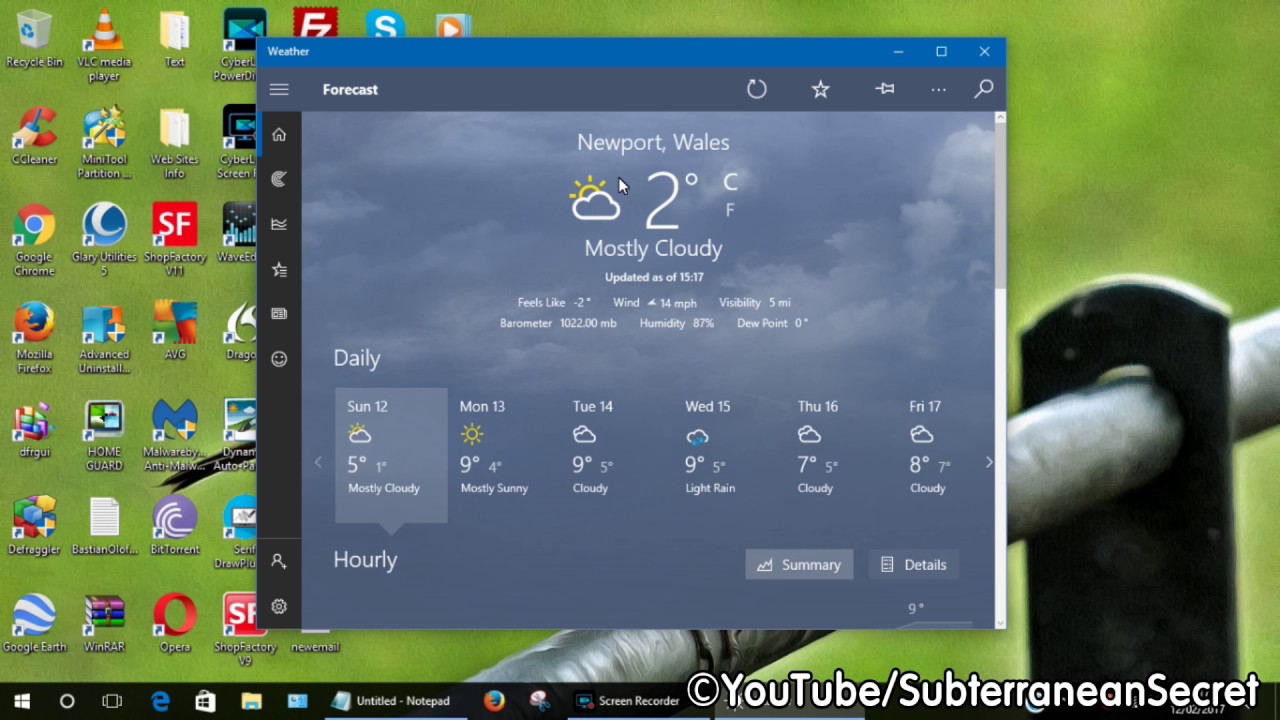 How to Set the Correct Location with Windows Weather App (Windows 10 ...