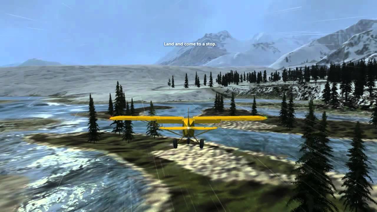 MS Flight Alaska Gravel Bar Landing Challenge (Alaska Gameplay) YouTube