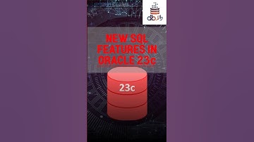 New SQL Features in Oracle 23c| SQL Features in Oracle 23c| SQL Improvements in Oracle 23c #database