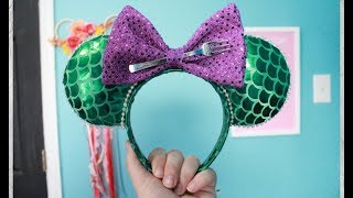 DIY EASY NO SEW MICKEY EARS AND BOW!