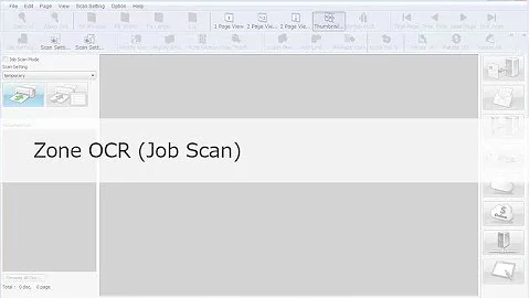 Panasonic "Image Capture Plus" Demo - Zone OCR (Job Scan)