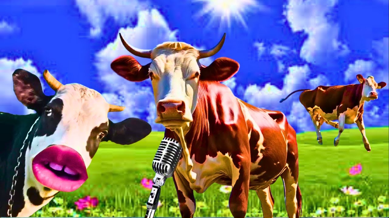 Cow Dance Funny 💥Coffin Dance Song Cover 💥Funny Memes Clip 💥Cow Videos