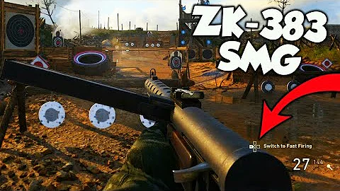 THE BEST COD WW2 ZK-383 BEST CLASS SETUP!!