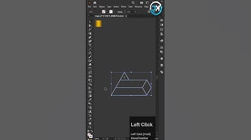Create 3D Logo (Illusion Triangle) | Illustrator Tutorial #shorts #kavucreative