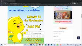 Cómo hacer una invitación digital de Mi Pollito Amarillito fácil y gratis screenshot 1
