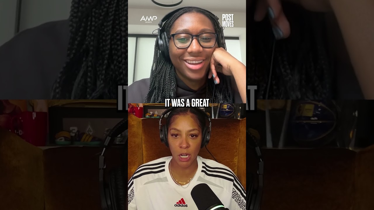 Tina Charles (and her shades) CRUSHED it on national television 😆💀 #tinacharles #aliyahboston #wnba