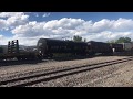 BNSF manifest at speed and an SD70MACe