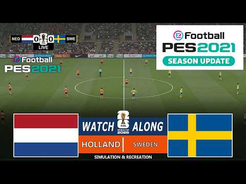 Netherlands vs Sweden | eFootball PES 21 Gameplay Simulation | English Commentry thumbnail