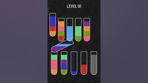 water sort puzzle level 91