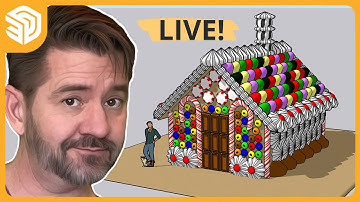 3D Modeling a Gingerbread House in SketchUp