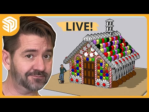 3D Modeling a Gingerbread House in SketchUp