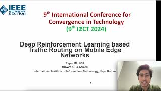 Famous IEEE Conference I2CT Presentation 2024 - DRL based Traffic Routing on Graph Networks Net Worth