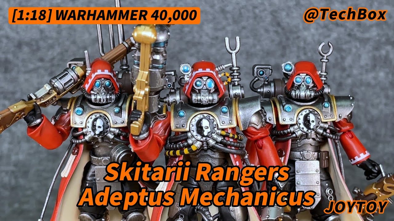 Warhammer 40K Adeptus Mechanicus Skitarii Marshal 1/18 Scale Figure