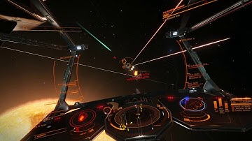 Combat Snip - Krait II vs Anaconda Part 2 - Elite Dangerous