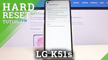 How to Factory Reset LG K51s – Wipe Data by Reset Settings