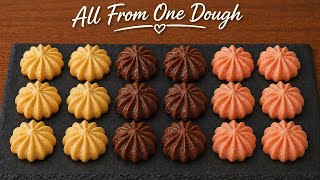 The Easiest Strawberry , Chocolate & Vanilla Cookies | All From