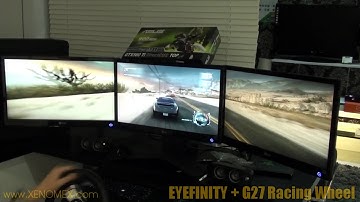 Eyefinity NFS RUN with Logitech G27 Racing Wheel