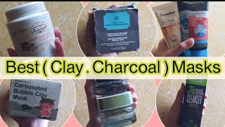 ريفيو عن احسن ماسك فحم و ماسك طين جربته .. best charcoal and clay masks ??