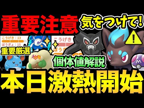 今日から大忙し！絶対間違えないで！毎回被害者続出...！ザルード個体値解説！妥協できるラインは？激アツ色違いや重要厳選も【 ポケモンGO 】【 GOバトルリーグ 】【 GBL 】【 マスターリーグ 】