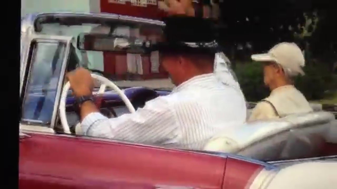 キューバ旅行 ハバナで50年代アメ車オープンカーでドライブ３ Youtube