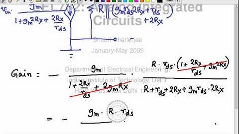 13 Common mode differential amplifier analysis