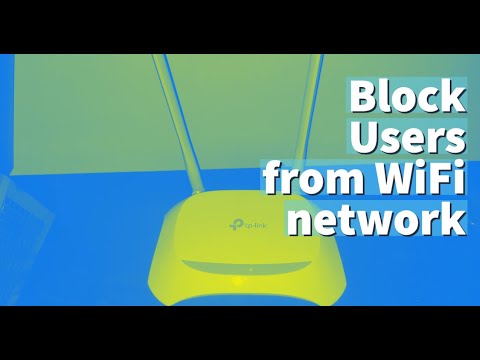 TP-LinkルーターのWiFiネットワークからユーザーをブロックする