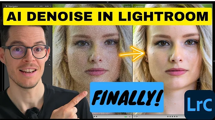 Incredible New Noise Reduction in Lightroom Classic 12.3 - AI helps!