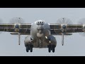 посадка Ан-22 Антей RF-09309 ВКС России