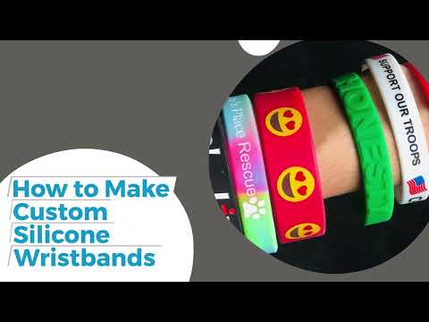 How to Easily Make Custom Silicone Bracelets - Create Your Own Custom Wristband