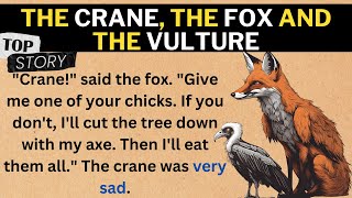 Learn English Through Story | The Crane, the Fox and the Vulture | Practice English  #story
