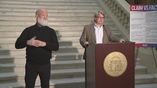 Full Georgia Secretary Of States Office Holds Press Conference