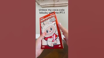 Unbox my Coca Cola labubu with me!! #popmart #labubu #asmr #unboxing