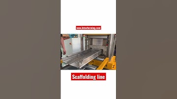 Scaffolding line #rollforming #rollformingmachine #scaffolding