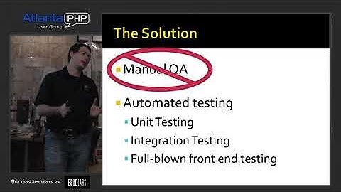 Automated Browser Testing with Selenium and PHPUnit